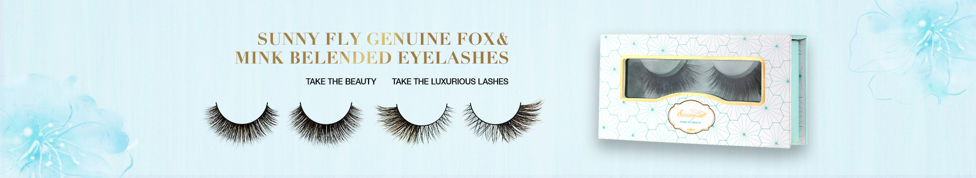 Fox & Mink Fur Blended Eyelashes FMB01